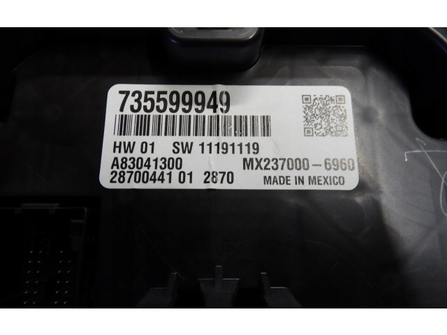 Блок управления климат-контролем 735599949   Fiat Panda III