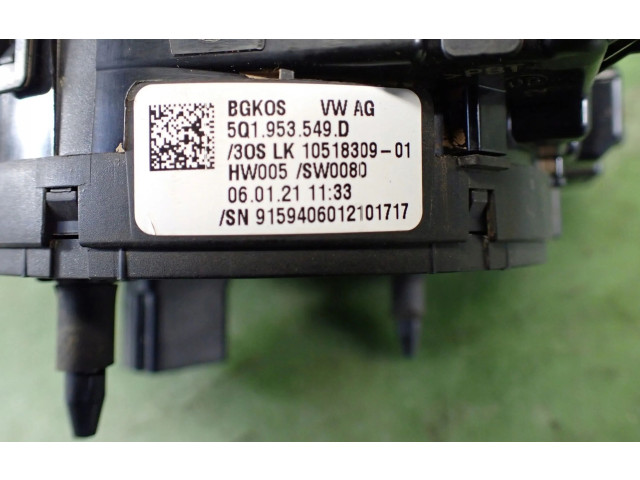 Подрулевой шлейф SRS 5Q1953549D Skoda Octavia Mk4