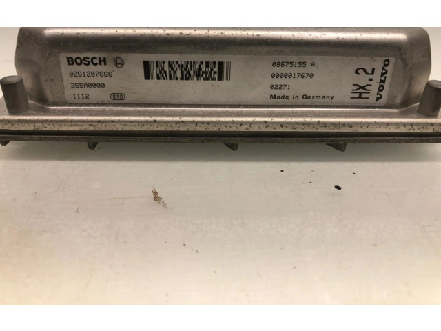 Блок управления двигателем Блок управления 8602779, 0261207666   Volvo XC90