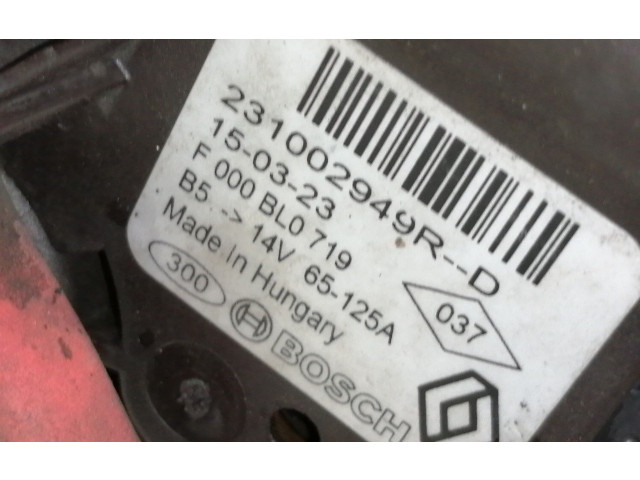 Генератор 231002949R Dacia Dokker