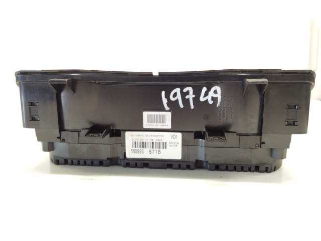 Přístrojová deska  Volkswagen Tiguan 2009 5N0920871B  