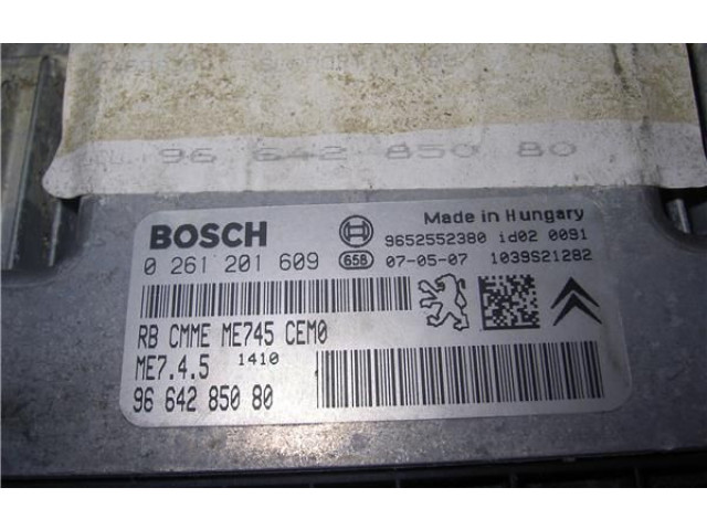 Блок управления 9664285080, 0261201609   Citroen C4 I