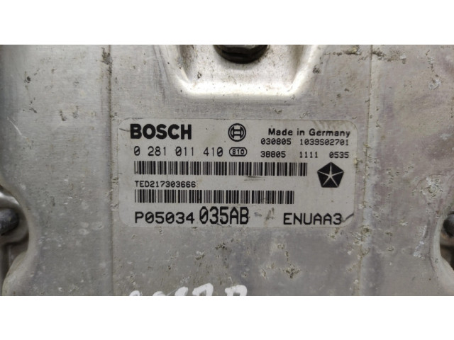 Řídící jednotka 0281011410, P05034035AB Chrysler PT Cruiser 2002