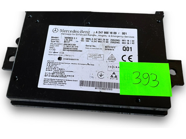 Блок комфорта S393, A2479001809   Mercedes-Benz GLB x247   