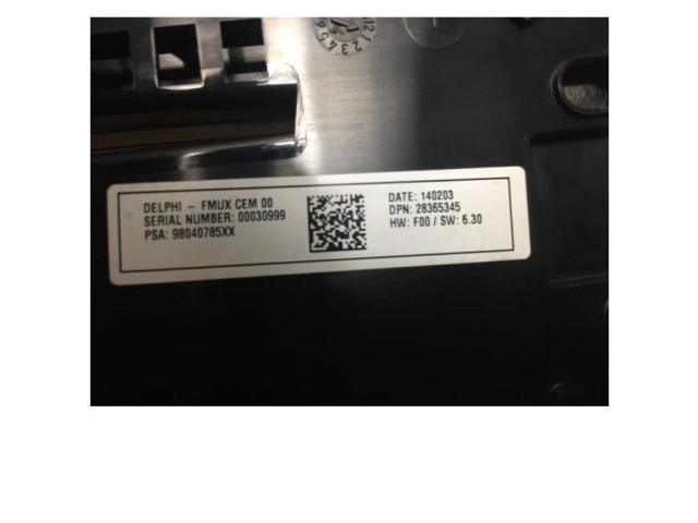 Steuergerät Klimaanlage 00006452V9, 00006452V9 Citroen DS4