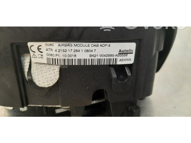 Подушка безопасности водителя BK21V042B85   Ford Transit Custom