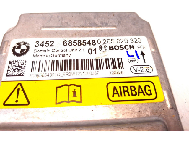 Блок подушек безопасности 6858548, 0265020320 BMW X3 F25