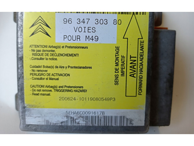 Блок подушек безопасности 9634730380 Citroen Berlingo