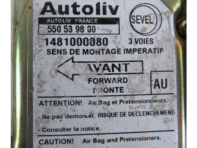 Блок подушек безопасности 550539800, 1481000080   Fiat Ulysse