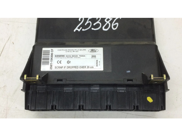 Блок комфорта 2S6T15K600CF, 5WK48032D Ford Fiesta