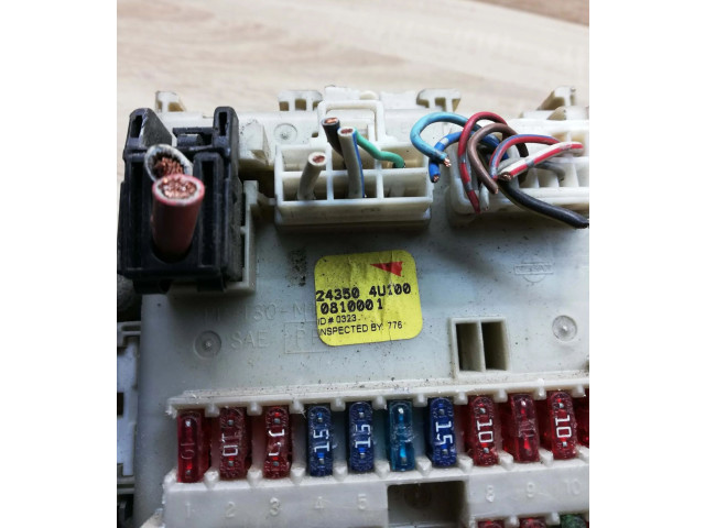 Pojistková skříňka 243504U100, 0810001 Nissan Almera N16 2000