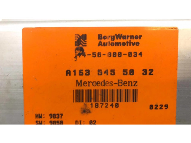 Блок управления редуктора коробки передач (раздатки) a1635455032, k3661   Mercedes-Benz ML W163