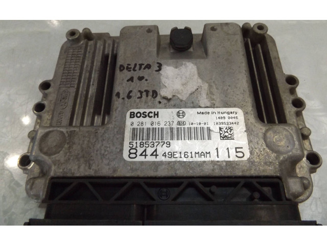 Блок управления двигателя 0281016237   Lancia Delta