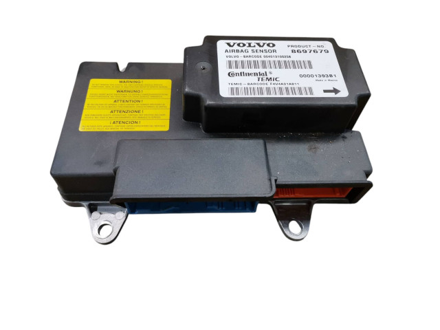 Блок подушек безопасности 8697679, 00001393B1   Volvo V50