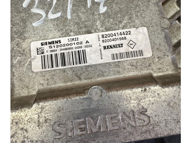 Řídící jednotka 8200414422, 8200414422 Renault Modus 2005