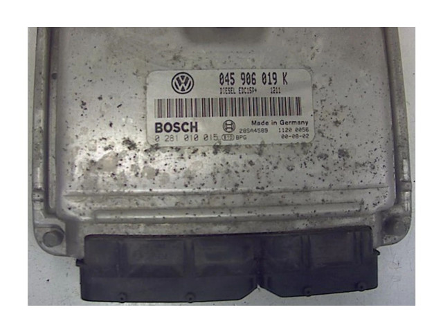 Блок управления двигателем Блок управления 045906019K, 0281010015   Volkswagen Lupo