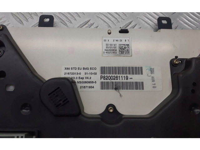 Спидометр (приборный щиток) 8200261119   Renault Clio II   