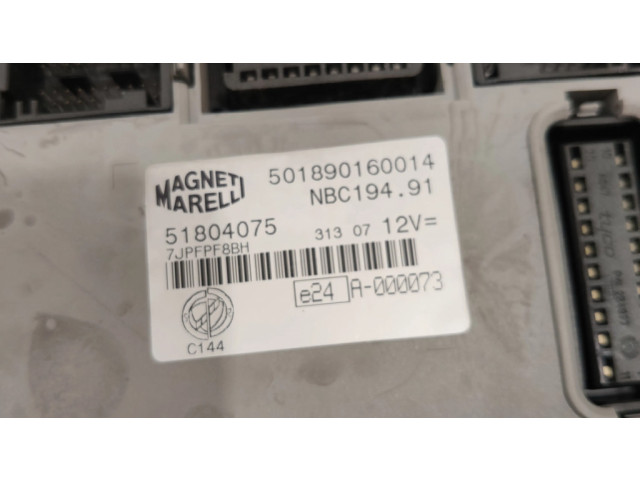 Pojistková skříňka Řídící jednotka BSM 501890160014, 7JPFPF8BH Fiat Croma 2007