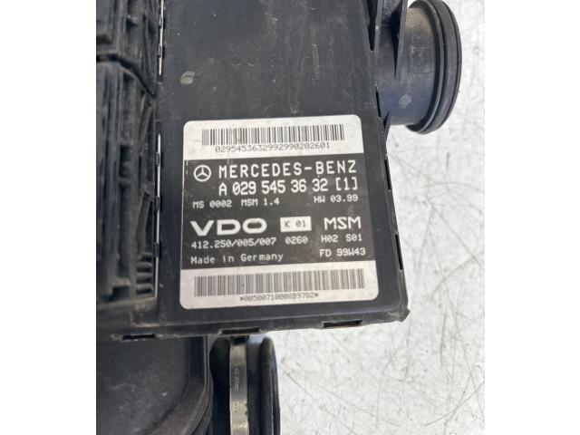 Блок управления двигателя A0295453632 Mercedes-Benz A W168