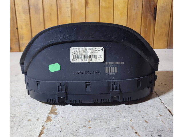 Панель приборов 1031098101, A1695402411   Mercedes-Benz A W168       