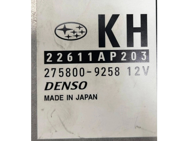 Блок управления двигателя 22611AP203, 2758009258 Subaru Forester SH
