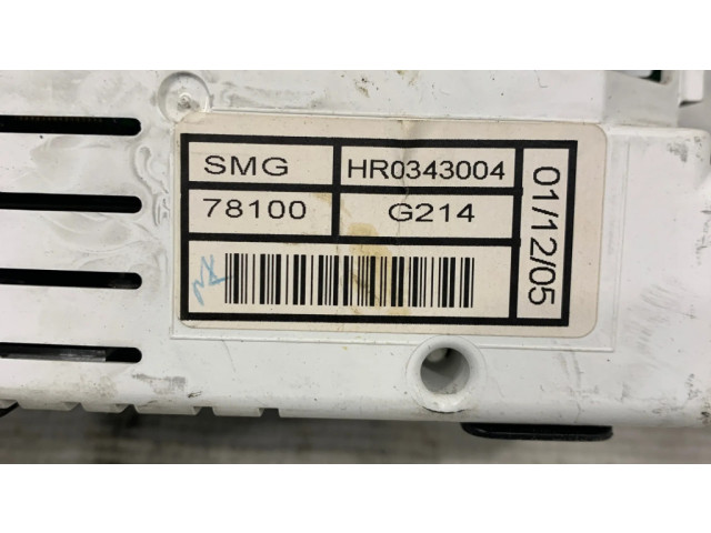 Přístrojová deska Honda Civic 2006 HR0343004, 78100G214