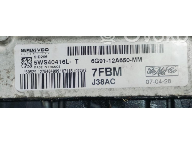 Блок управления двигателя 6G9112A650MM Ford Galaxy