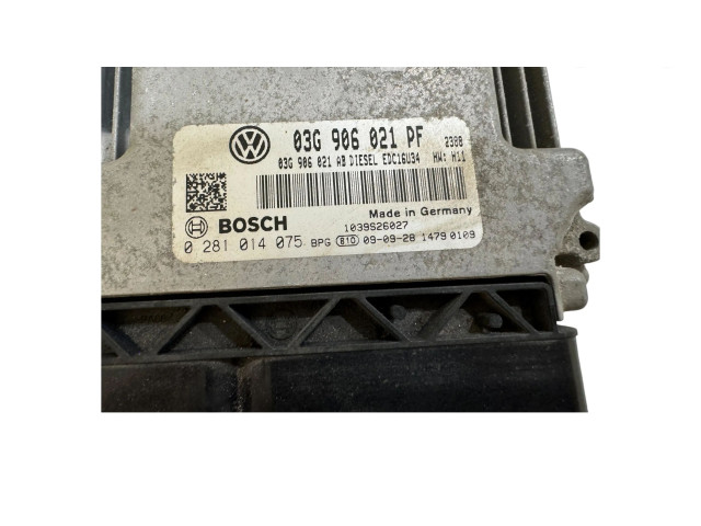 Řídící jednotka 03G906021PF, 03G906021AB Volkswagen Caddy 2010
