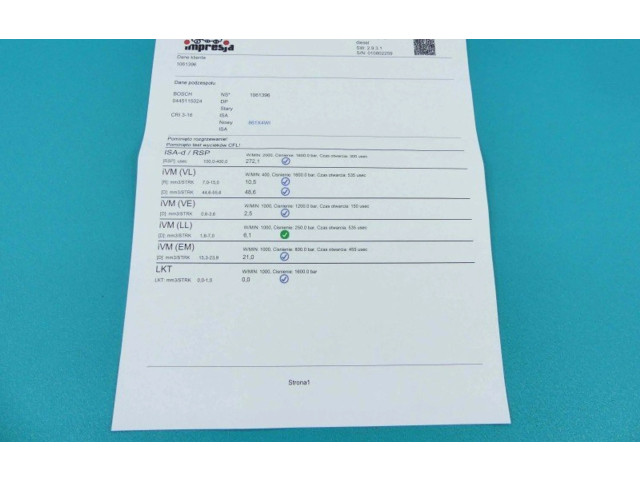 Форсунка 0445115024, IMPRK1061396    Volkswagen Phaeton   