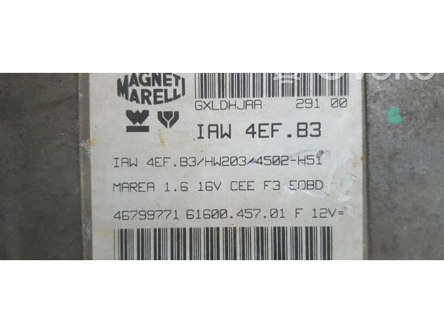 Блок управления двигателя 46799771, IAW4EFB3   Fiat Marea