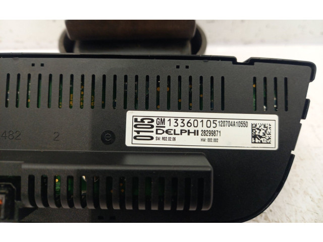 Блок управления климат-контролем 13441784 Opel Meriva B