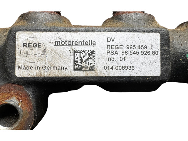 Топливная рампа 9654590, 9654592680 Citroen C4 Grand Picasso для двигателя 9HZ (DV6TED4)