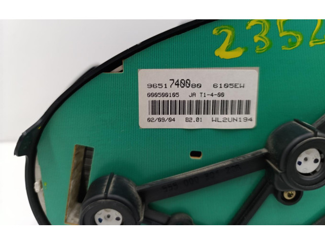 Přístrojová deska Citroen Berlingo 2004 9651740080