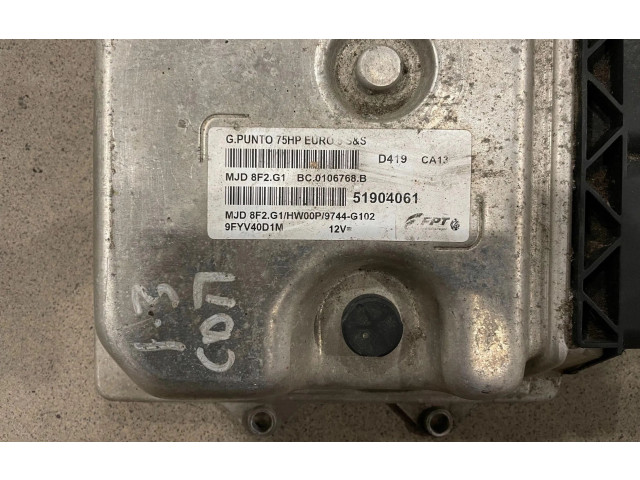 Блок управления двигателем Блок управления MJD8F2.G1   Fiat Grande Punto