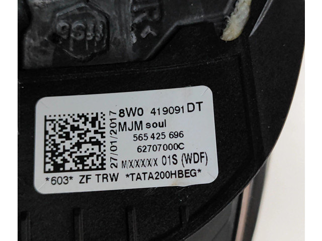 Volant Audi A4 S4 B9 8W 2017 8W0419091DT