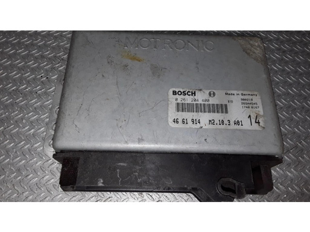 Блок управления двигателя 0261204400, 4661914 Saab 900