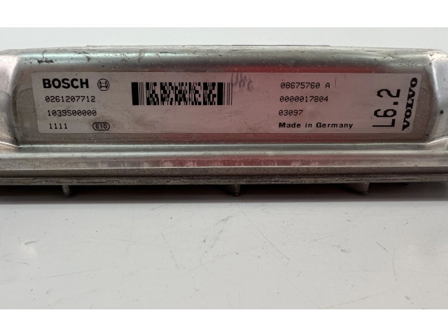 Řídící jednotka 08675760A, 0261207712 Volvo XC70 2007