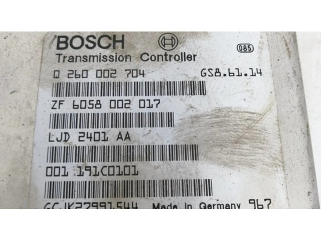 Блок управления коробкой передач 0260002704 Jaguar XJ X308