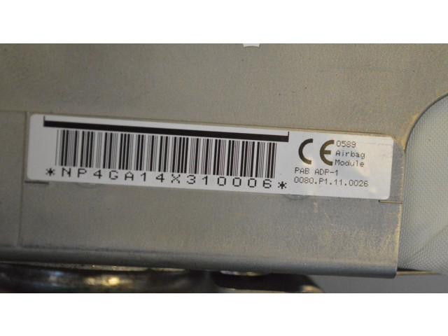 Подушка безопасности пассажира 0080P1110026 Infiniti Q50