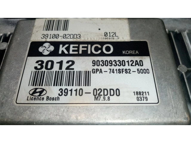 Блок управления двигателя 3911002DD0, 9030933012A0 Hyundai i10