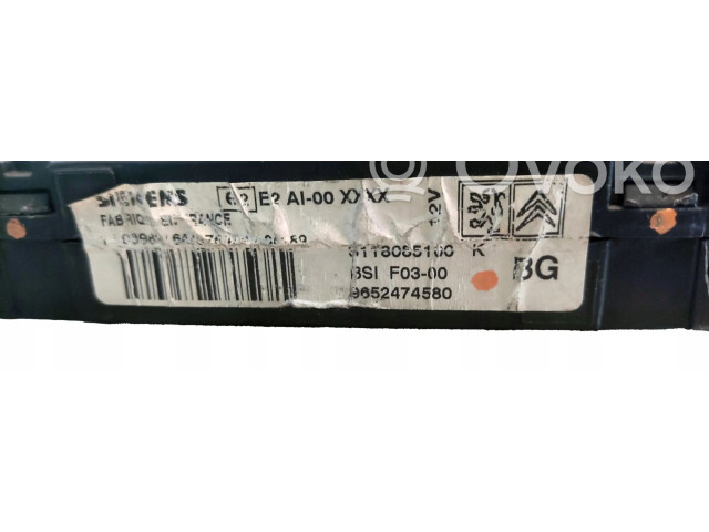 Блок комфорта 9652474580   Citroen C2   