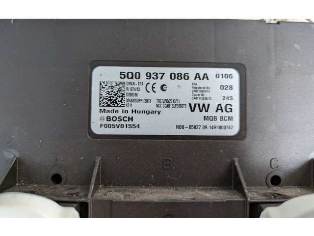 Блок комфорта 5Q0937086AA Skoda Octavia Mk3 (5E)