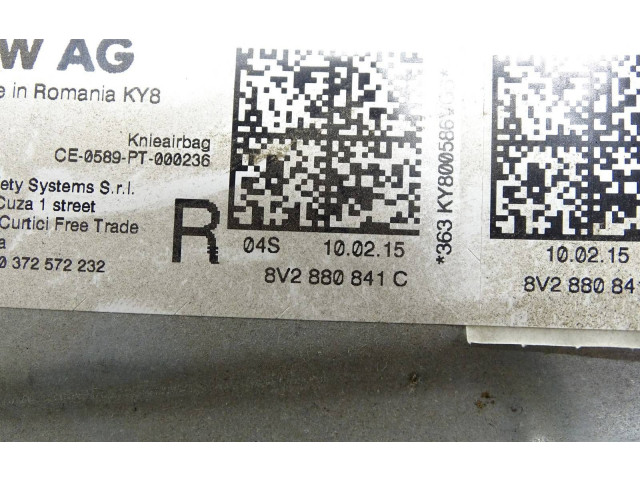 Подушка безопасности для колен 8V2880841C Audi A3 S3 8V