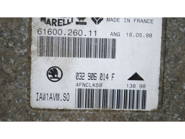 Блок управления двигателя 032906014F   Skoda Octavia Mk1 (1U)