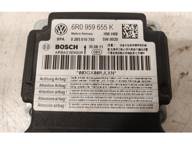 Блок подушек безопасности 6R0959655K Skoda Fabia Mk2 (5J)