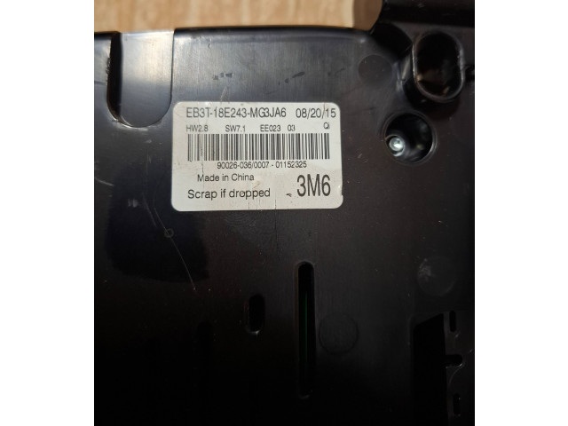 Блок управления климат-контролем Eb3t18e245, Eb3t18e243 Ford Ranger