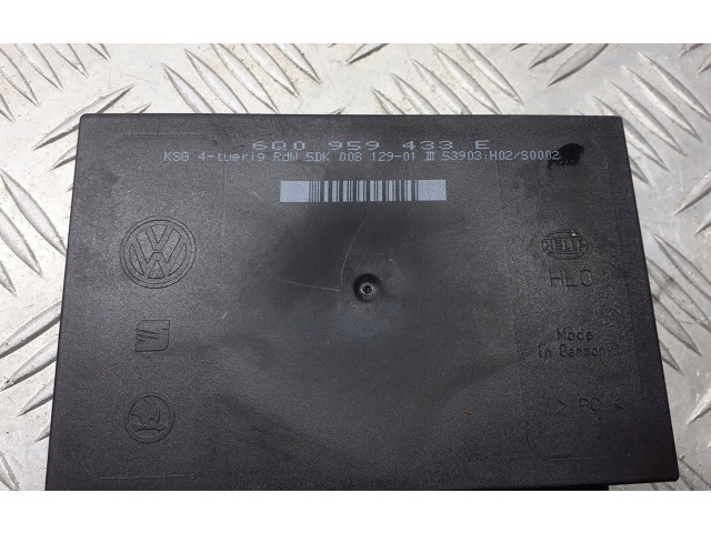 Блок комфорта 6Q0959433 Skoda Fabia Mk1 (6Y)