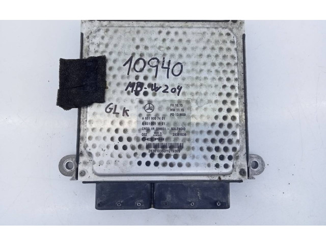 Řídící jednotka A6519007401, A6519011801 Mercedes-Benz GLK (X204) 2011