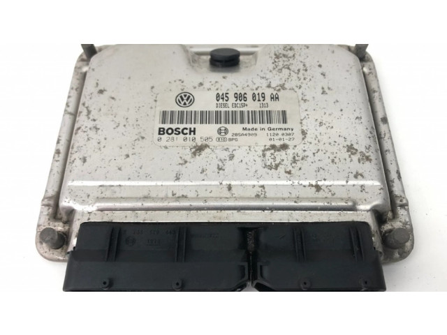 Блок управления двигателя 045906019AA, 0281010505 Volkswagen Lupo