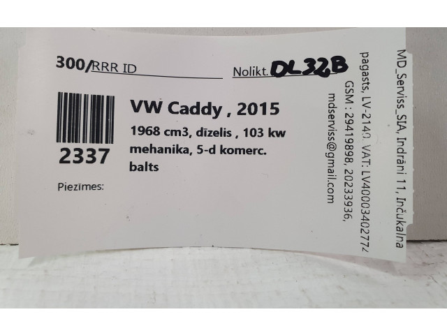 Vstřikovací lišta 03L130089P, 4W0000103 Volkswagen Caddy CFHC